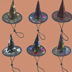 Dog Cat Bandanas & Hats Halloween Outfit Fashion Cute Breathable Soft Washable Comfortable Outdoor Halloween Casual Daily Dog Clothing for Bichon Frise Pomeranian Baby Pet Papillon Small