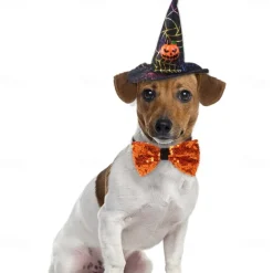 Dog Cat Bandanas & Hats Tie / Bow Tie Fashion Cute Winter Breathable Soft Washable Comfortable Outdoor Halloween Casual Daily Dog Clothing for Bichon Frise Pomeranian Baby Pet Papillon Small