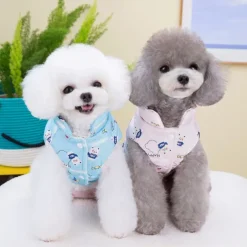 Dog Cat Coat Jacket Fashion Cute Winter Breathable Soft Washable Comfortable Outdoor Casual Daily Dog Clothing for Bichon Frise Pomeranian Baby Pet Papillon Small