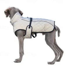 Dog Cat Coat Jacket Fashion Casual Winter Reflective Waterproof Warm Breathable Soft Outdoor Casual Daily Dog Clothing for Corgi Dachshund Pomeranian Baby Pet Papillon