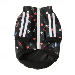 Dog Cat Coat Jacket Fashion Casual Winter Waterproof Breathable Soft Washable Comfortable Casual Daily Dog Clothing for Bichon Frise Pomeranian Baby Pet Papillon Small