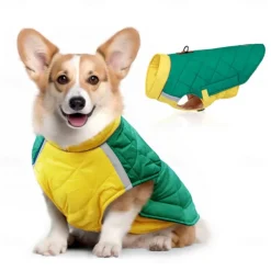 Dog Cat Coat Jacket Fashion Sports & Outdoors Winter Reflective Warm Breathable Soft Washable Outdoor Casual Daily Dog Clothing for Bichon Frise Pomeranian Baby Pet Papillon Small