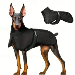 Dog Cat Coat Jacket Fashion Party Winter Reflective Waterproof Warm Breathable Soft Christmas Halloween Outdoor Casual Daily Dog Clothing for Bichon Frise Pomeranian Baby Pet Papillon Small