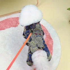 Dog Cat Coat Jacket Fashion Cute Winter Warm Soft Washable Comfortable Outdoor Sports Dog Clothing for Bichon Frise Poodle Pomeranian Baby Pet Papillon