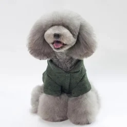 Dog Cat Coat Jacket Fashion Cute Winter Warm Soft Washable Comfortable Outdoor Sports Dog Clothing for Bichon Frise Poodle Pomeranian Baby Pet Papillon