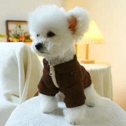 Dog Cat Coat Jacket Fashion Cute Winter Warm Soft Washable Comfortable Outdoor Sports Dog Clothing for Bichon Frise Poodle Pomeranian Baby Pet Papillon