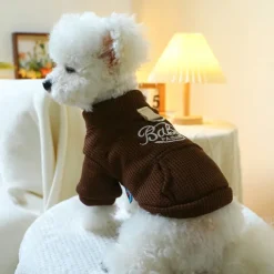 Dog Cat Coat Jacket Fashion Cute Winter Warm Soft Washable Comfortable Outdoor Sports Dog Clothing for Bichon Frise Poodle Pomeranian Baby Pet Papillon