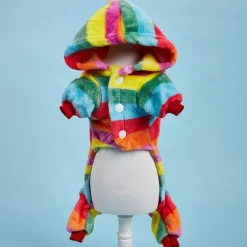 Dog Cat Coat Jacket Fashion Cute Winter Warm Soft Washable Comfortable Outdoor Sports Dog Clothing for Bichon Frise Poodle Pomeranian Baby Pet Papillon