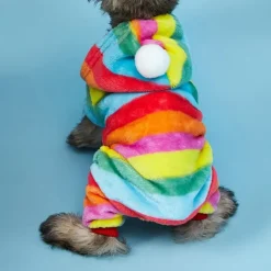 Dog Cat Coat Jacket Fashion Cute Winter Warm Soft Washable Comfortable Outdoor Sports Dog Clothing for Bichon Frise Poodle Pomeranian Baby Pet Papillon