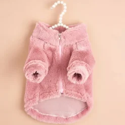 Dog Cat Coat Jacket Fashion Cute Winter Warm Breathable Soft Washable Comfortable Outdoor Casual Daily Dog Clothing for Bichon Frise Pomeranian Baby Pet Papillon Small