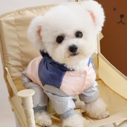 Dog Cat Coat Jacket Fashion Casual Winter Waterproof Breathable Soft Washable Comfortable Casual Daily Dog Clothing for Bichon Frise Pomeranian Baby Pet Papillon Small