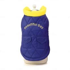 Dog Cat Coat Jacket Fashion Cute Winter Breathable Soft Washable Comfortable Outdoor Casual Daily Dog Clothing for Bichon Frise Pomeranian Baby Pet Papillon Small