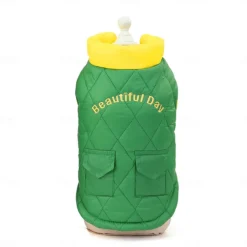 Dog Cat Coat Jacket Fashion Cute Winter Breathable Soft Washable Comfortable Outdoor Casual Daily Dog Clothing for Bichon Frise Pomeranian Baby Pet Papillon Small