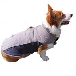 Dog Cat Coat Jacket Fashion Cute Winter Warm Breathable Soft Washable Comfortable Outdoor Casual Daily Dog Clothing for Bichon Frise Pomeranian Baby Pet Papillon Small