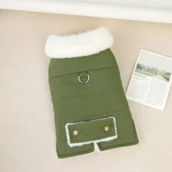 Dog Cat Coat Jacket Simple Style Winter Breathable Soft Washable Comfortable Thick Dailywear Casual Daily Weekend Walking Dog Clothing for Cat Dog Husky Labrador Alaskan Malamute