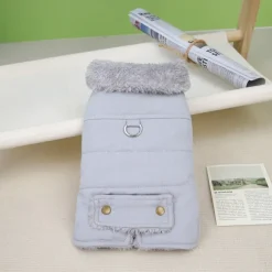 Dog Cat Coat Jacket Simple Style Winter Breathable Soft Washable Comfortable Thick Dailywear Casual Daily Weekend Walking Dog Clothing for Cat Dog Husky Labrador Alaskan Malamute