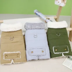 Dog Cat Coat Jacket Simple Style Winter Breathable Soft Washable Comfortable Thick Dailywear Casual Daily Weekend Walking Dog Clothing for Cat Dog Husky Labrador Alaskan Malamute