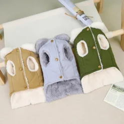 Dog Cat Coat Jacket Simple Style Winter Breathable Soft Washable Comfortable Thick Dailywear Casual Daily Weekend Walking Dog Clothing for Cat Dog Husky Labrador Alaskan Malamute