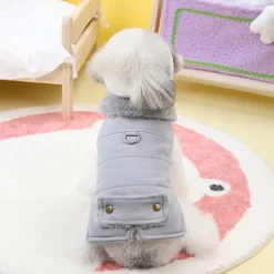 Dog Cat Coat Jacket Simple Style Winter Breathable Soft Washable Comfortable Thick Dailywear Casual Daily Weekend Walking Dog Clothing for Cat Dog Husky Labrador Alaskan Malamute