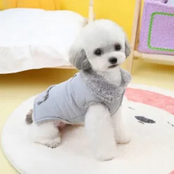 Dog Cat Coat Jacket Simple Style Winter Breathable Soft Washable Comfortable Thick Dailywear Casual Daily Weekend Walking Dog Clothing for Cat Dog Husky Labrador Alaskan Malamute