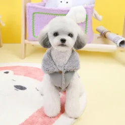 Dog Cat Coat Jacket Simple Style Winter Breathable Soft Washable Comfortable Thick Dailywear Casual Daily Weekend Walking Dog Clothing for Cat Dog Husky Labrador Alaskan Malamute