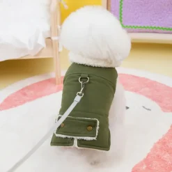 Dog Cat Coat Jacket Simple Style Winter Breathable Soft Washable Comfortable Thick Dailywear Casual Daily Weekend Walking Dog Clothing for Cat Dog Husky Labrador Alaskan Malamute