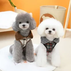 Dog Cat Coat Jacket Spots & Checks Leisure Winter Breathable Soft Washable Comfortable Thick Dailywear Bed Casual Daily Weekend Walking Dog Clothing for Cat Dog Husky Labrador Alaskan Malamute