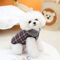 Dog Cat Coat Jacket Spots & Checks Leisure Winter Breathable Soft Washable Comfortable Thick Dailywear Bed Casual Daily Weekend Walking Dog Clothing for Cat Dog Husky Labrador Alaskan Malamute