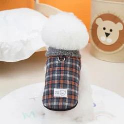 Dog Cat Coat Jacket Spots & Checks Leisure Winter Breathable Soft Washable Comfortable Thick Dailywear Bed Casual Daily Weekend Walking Dog Clothing for Cat Dog Husky Labrador Alaskan Malamute