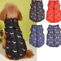 Dog Cat Coat Jacket Vest Fashion Party Winter Waterproof Warm Breathable Soft Washable Party Halloween Casual Daily Dog Clothing for Bichon Frise Pomeranian Baby Pet Papillon Small
