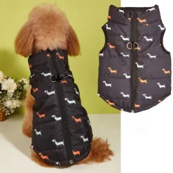 Dog Cat Coat Jacket Vest Fashion Party Winter Waterproof Warm Breathable Soft Washable Party Halloween Casual Daily Dog Clothing for Bichon Frise Pomeranian Baby Pet Papillon Small