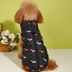 Dog Cat Coat Jacket Vest Fashion Party Winter Waterproof Warm Breathable Soft Washable Party Halloween Casual Daily Dog Clothing for Bichon Frise Pomeranian Baby Pet Papillon Small