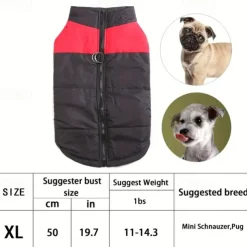 Dog Cat Coat Jacket Vest Fashion Party Winter Waterproof Warm Breathable Soft Comfortable Christmas Halloween Outdoor Casual Daily Dog Clothing for Bichon Frise Pomeranian Baby Pet Papillon Small