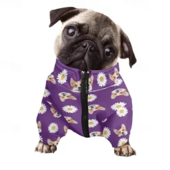 Dog Cat Coat Sweatshirt Jacket Fashion Casual Winter Breathable Soft Washable Comfortable Casual Daily Festival Dog Clothing for Bichon Frise Pomeranian Baby Pet Papillon Small