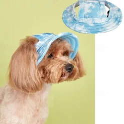 Dog Cat Dog Bandana & Dog Hat Cute Casual Winter Adjustable Breathable Soft Washable Comfortable Outdoor Casual Daily Dog Clothing for Bichon Frise Pomeranian Baby Pet Papillon Small