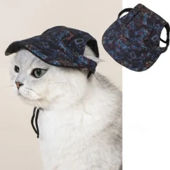 Dog Cat Dog Bandana & Dog Hat Fashion Casual Winter Adjustable Breathable Soft Washable Comfortable Outdoor Casual Daily Dog Clothing for Bichon Frise Pomeranian Baby Pet Papillon Small