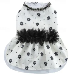 Dog Cat Dress Fashion Cute Soft Washable Comfortable Outdoor Casual Daily Dog Clothing