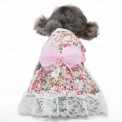 Dog Cat Dress Fashion Cute Soft Washable Comfortable Outdoor Casual Daily Dog Clothing