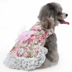 Dog Cat Dress Fashion Cute Soft Washable Comfortable Outdoor Casual Daily Dog Clothing