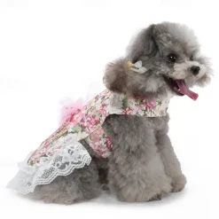 Dog Cat Dress Fashion Cute Soft Washable Comfortable Outdoor Casual Daily Dog Clothing