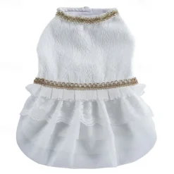 Dog Cat Dress Fashion Cute Soft Washable Comfortable Outdoor Casual Daily Dog Clothing