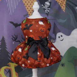 Dog Cat Dress Fashion Party Waterproof Breathable Soft Washable Comfortable Party Halloween Casual Daily Festival Dog Clothing for Bichon Frise Pomeranian Baby Pet Papillon Small