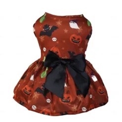 Dog Cat Dress Fashion Party Waterproof Breathable Soft Washable Comfortable Party Halloween Casual Daily Festival Dog Clothing for Bichon Frise Pomeranian Baby Pet Papillon Small