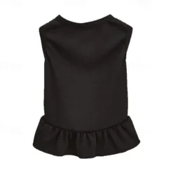 Dog Cat Dress Minimalist Casual Breathable Soft Washable Comfortable Outdoor Casual Daily Dog Clothing for Bichon Frise Pomeranian Baby Pet Papillon Small