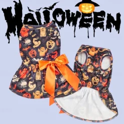 Dog Cat Dress Party Funny Winter Waterproof Breathable Soft Washable Comfortable Outdoor Halloween Casual Daily Dog Clothing for Bichon Frise Pomeranian Baby Pet Papillon Small