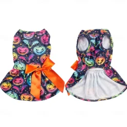 Dog Cat Dress Party Funny Winter Waterproof Breathable Soft Washable Comfortable Outdoor Halloween Casual Daily Dog Clothing for Bichon Frise Pomeranian Baby Pet Papillon Small