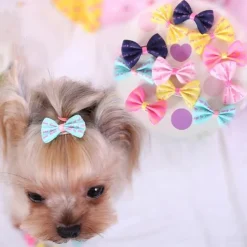 Dog Cat Hair Bow Cute Cosplay Casual Daily Dog Clothing for Shih Tzu Maltese Chihuahua Pomeranian Toy Poodle