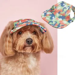 Dog Cat Hats, Caps & Bandanas Fashion Casual Winter Breathable Soft Washable Comfortable Outdoor Casual Daily Dog Clothing for Bichon Frise Pomeranian Baby Pet Papillon Small