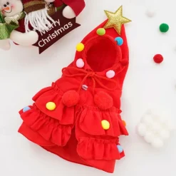 Dog Cat Hoodie Christmas Costume Christmas Outfit Fashion Cute Winter Soft Washable Comfortable Christmas Outdoor Casual Daily Dog Clothing for Bichon Frise Poodle Pomeranian Baby Pet Papillon