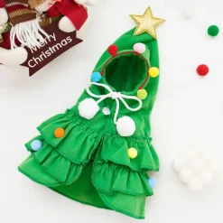 Dog Cat Hoodie Christmas Costume Christmas Outfit Fashion Cute Winter Soft Washable Comfortable Christmas Outdoor Casual Daily Dog Clothing for Bichon Frise Poodle Pomeranian Baby Pet Papillon